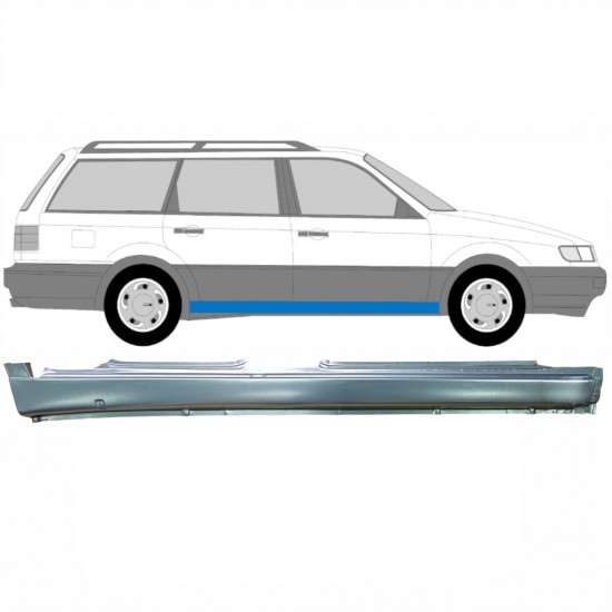 Slenkstis, apatinė už Volkswagen Passat B4 1993-1996 / Dešinė 9370