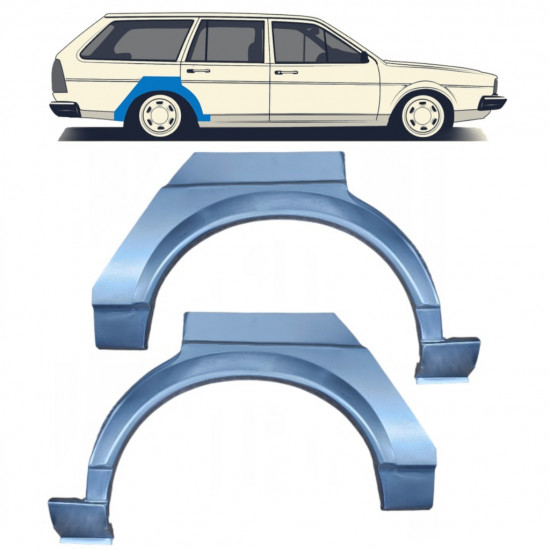 Galinė arka už VW Passat B2 1980-1988 / Kairė + Dešinė / Rinkinys 9605