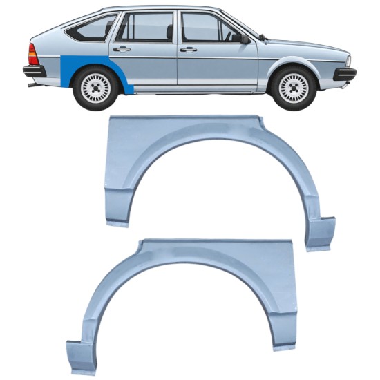 Galinė arka už Volkswagen Passat B2 1980-1988 / Kairė + Dešinė / SEDAN / HATCHBACK / Rinkinys 10472