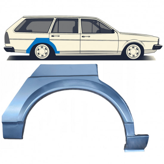 Galinė arka už VW Passat B2 1980-1988 / Dešinė 7110