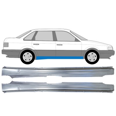 Visas slenkstis už Volkswagen Passat B3 1988-1993 / Kairė + Dešinė / COMBI / SEDAN 14524