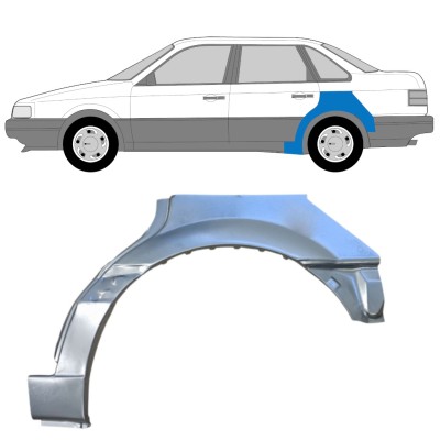 Galinė arka už Volkswagen Passat B3 1988-1993 / Kairė / SEDAN 14517