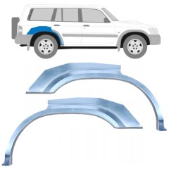 Galinė arka už Nissan Patrol Y61 GY61 1997-2009 / Kairė + Dešinė / Rinkinys 10283
