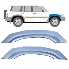 Sparno apatinė dalis už Nissan Patrol Y61 GY61 1997-2009 / Kairė + Dešinė / Rinkinys 10573