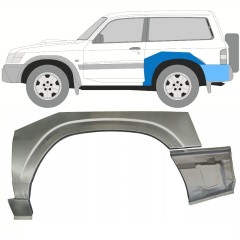 Galinė arka už Nissan Patrol Y61 GY61 1997-2009 / Kairė / Rinkinys 10799