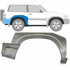Galinė arka už Nissan Patrol Y61 GY61 1997-2009 / Dešinė / Rinkinys 10798