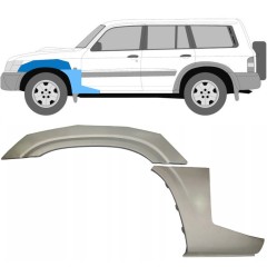 Sparno apatinė dalis už Nissan Patrol Y61 GY61 1997-2009 / Kairė / Rinkinys 10033