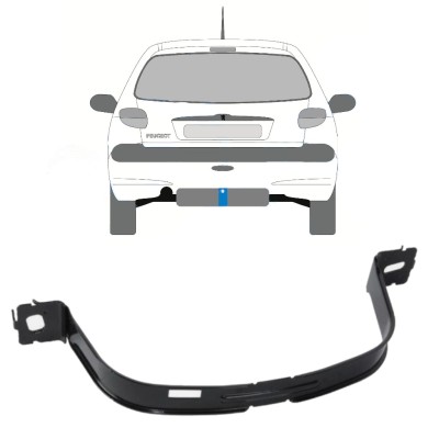 Kuro bako laikikliai už Peugeot 206 206+ 1998-2012 16013