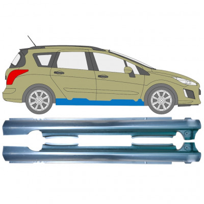 Visas slenkstis už Peugeot 308 2007-2013 / Kairė / Dešinė / Kairė + Dešinė / Rinkinys 12888
