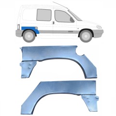 Galinė arka už Citroen Berlingo 1996-2008 / Kairė + Dešinė / Rinkinys 14060
