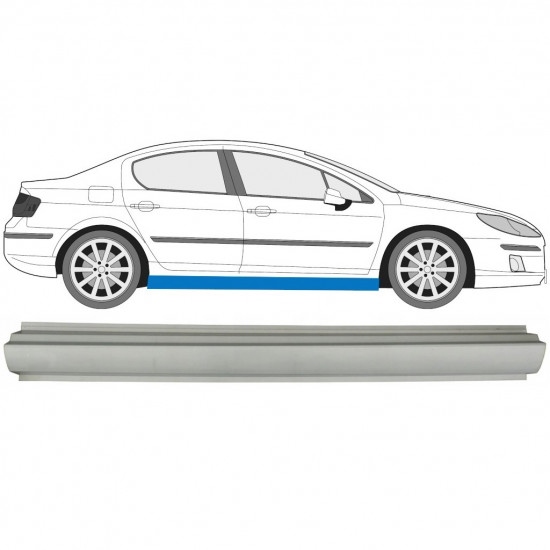 Slenkstis, apatinė už Peugeot 407 2004-2010 / Dešinė 6361