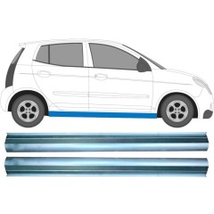 Slenkstis, apatinė už Kia Picanto 2004-2011 / Kairė + Dešinė / Rinkinys 11329
