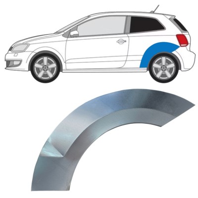 Galinė arka už Volkswagen Polo 2009-2017 / Kairė 16359