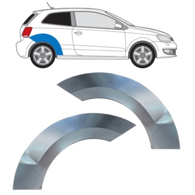 Galinė arka už Volkswagen Polo 2009-2017 / Kairė + Dešinė / Rinkinys 16360