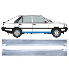 Slenkstis, apatinė už FSO Polonez 1978-2002 / Kairė + Dešinė / Rinkinys 12533