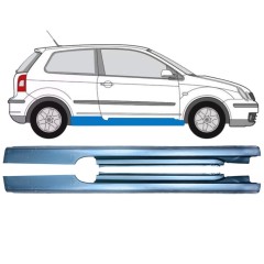 Visas slenkstis už Volkswagen Polo 2001-2009 / Kairė + Dešinė / Rinkinys 12858