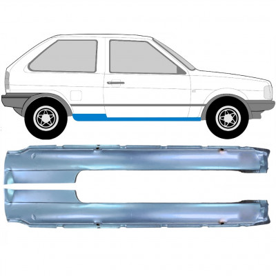 Slenkstis, apatinė už VW Polo 1981-1994 / Kairė + Dešinė / Rinkinys 10509