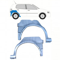 Galinės arkos apatinė dalis už VW Polo 1994-1999 / Kairė + Dešinė / Rinkinys 10196