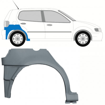 Galinės arkos apatinė dalis už VW Polo 1994-1999 / Dešinė 10194