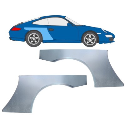 Galinė arka už Porsche 911 997 2004-2012 / Kairė + Dešinė / Rinkinys 16381