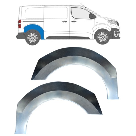 Galinė arka už Toyota Proace Verso 2016- / Kairė + Dešinė / Rinkinys 15577