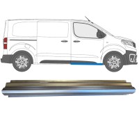 Slenkstis apatinė durų priekinių už Fiat Scudo 2022- / Kairė = Dešinė (simetriška) 15138