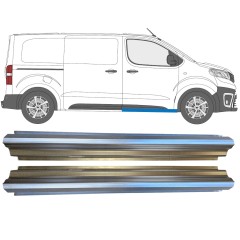 Slenkstis apatinė durų priekinių už Fiat Scudo 2022- / Kairė = Dešinė (simetriška) / Rinkinys 15141