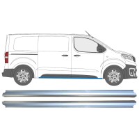 Slenkstis apatinė dalis už Toyota Proace Verso 2016- / Kairė + Dešinė / Rinkinys 15601