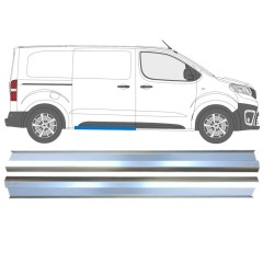 Slenkstis apatinė durų slankiojančių už Fiat Scudo 2022- / Kairė = Dešinė (simetriška) / Rinkinys 13335