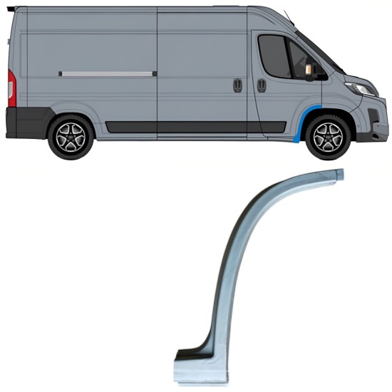 Lankas prie priekinio rato už Toyota Proace Max 2024- / Dešinė 16835