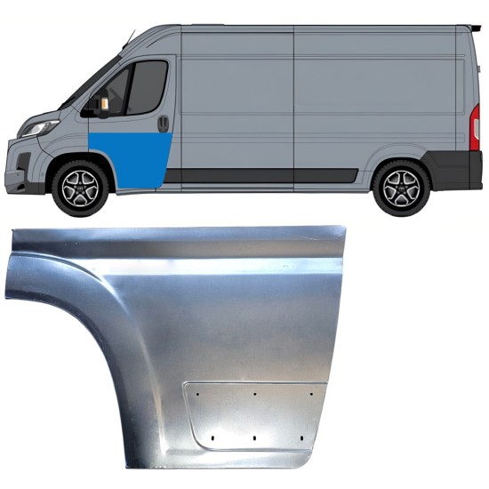 Priekinių durų skarda už Toyota Proace Max 2024- / Kairė 16716