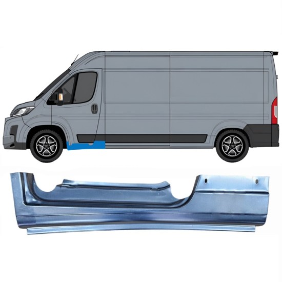 Slenkstis apatinė durų priekinių už Toyota Proace Max 2024- / Kairė 16676