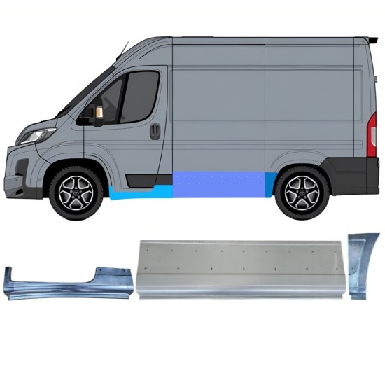Remonto komplektas už Toyota Proace Max 2024- / Kairė 16743