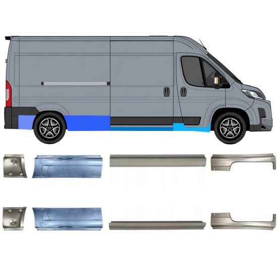 Remonto komplektas už Toyota Proace Max 2024- / Kairė + Dešinė / 16706