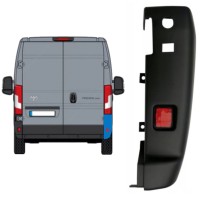 Galinio bamperio kampas 180 laipsnių už Toyota Proace Max 2024- / Dešinė 16038
