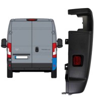 Galinio bamperio kampas 270 laipsnių už Toyota Proace Max 2024- / Dešinė 15938