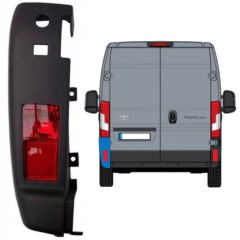 Galinio bamperio kampas su lempa už Toyota Proace Max 2024- / Kairė 15936