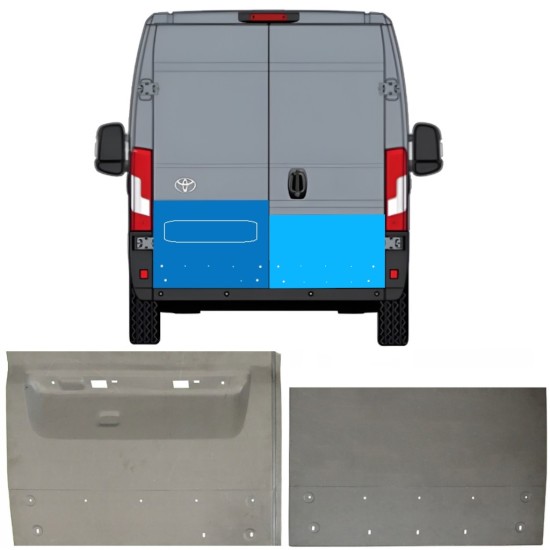 Galinių durų dalis už Toyota Proace Max 2024- / Kairė + Dešinė 16726