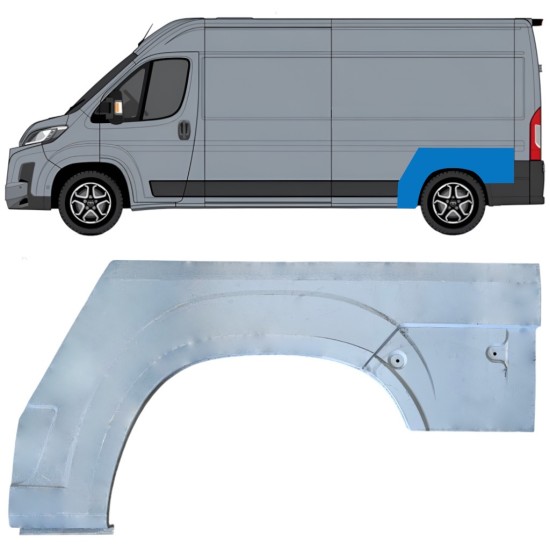 Galinė arka už Toyota Proace Max 2024- / Kairė 16954