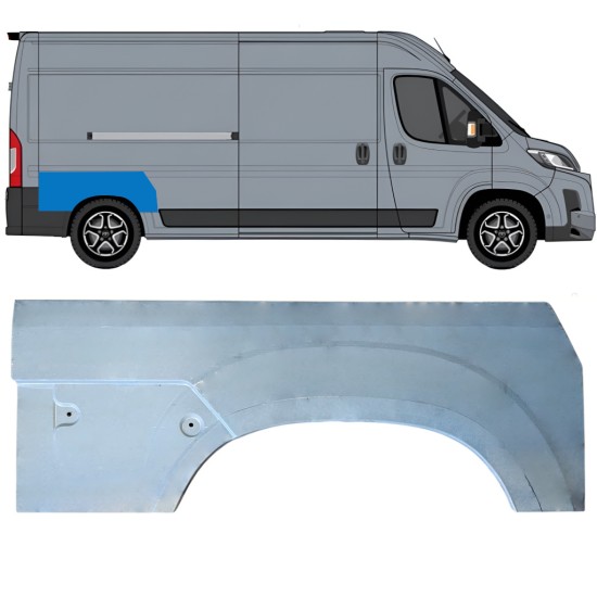 Galinė arka už Toyota Proace Max 2024- / Dešinė 16963