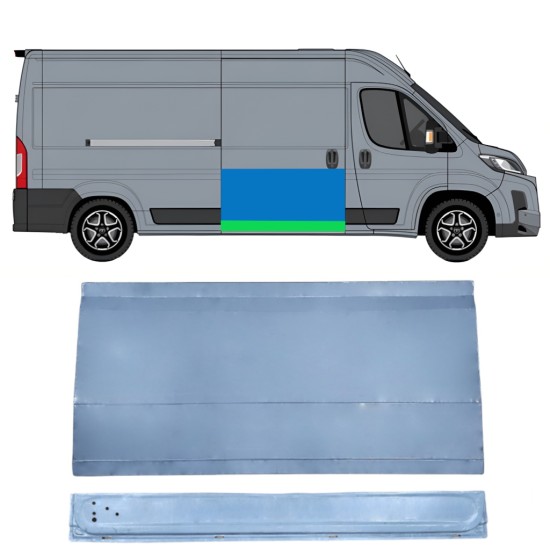 Stumdomų durų vidinė + išorinė dalis už Toyota Proace Max 2024- / Dešinė 16631