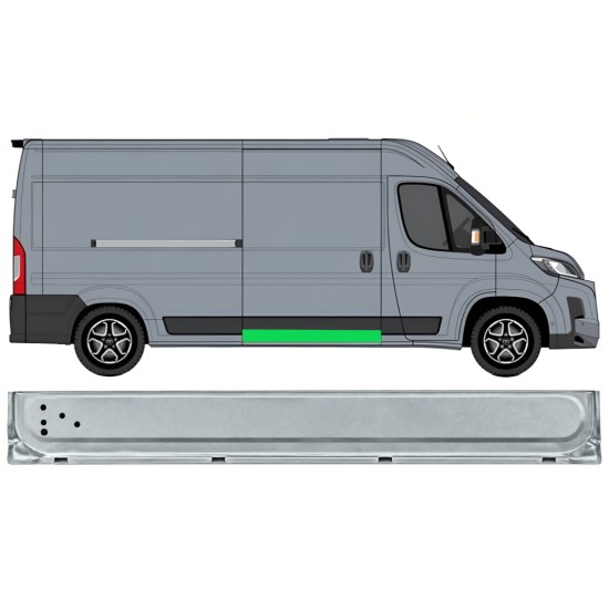 Stumdomų durų vidinė dalis už Toyota Proace Max 2024- / Dešinė 17046