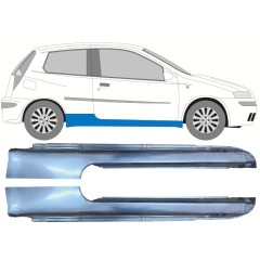 Visas slenkstis už Fiat Punto II 1999-2010 / Kairė + Dešinė / Rinkinys 10074