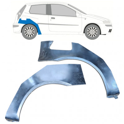 Galinė arka už Fiat Punto 2 1999-2010 / Kairė + Dešinė / Rinkinys 10404