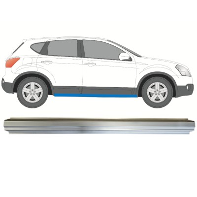 Slenkstis, apatinė už Nissan Qashqai 2007-2013 / Kairė = Dešinė (simetriška) 14981