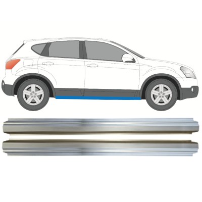 Slenkstis, apatinė už Nissan Qashqai 2007-2013 / Kairė + Dešinė / Rinkinys 14982