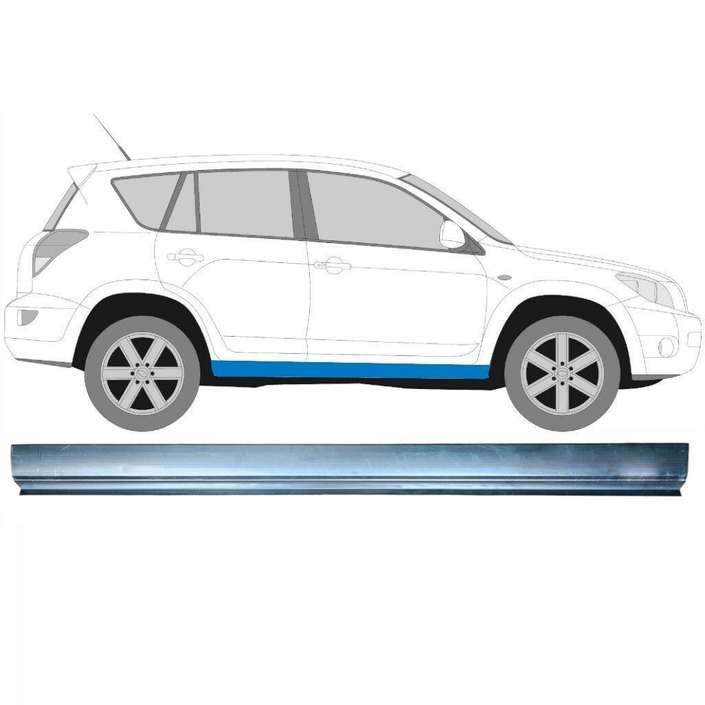 Slenkstis, Apatinė Už Toyota Rav4 2006-2013 / Kairė = Dešinė (Simetriška) 9361