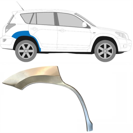 Galinė arka už Toyota Rav4 2006-2013 / Dešinė 14753 Galinė arka už Toyota Rav4 2006-2013 / Dešinė 14753