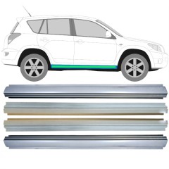 Slenkstis vidinė + išorinė dalis už Toyota Rav4 2006-2013 / Kairė + Dešinė / Rinkinys 14910