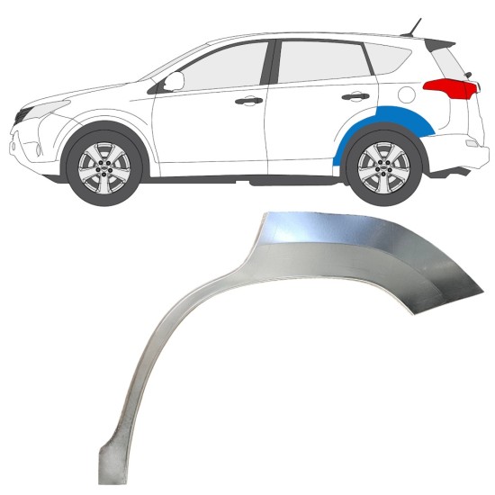 Galinė arka už Toyota Rav4 2013-2018 / Kairė 16489